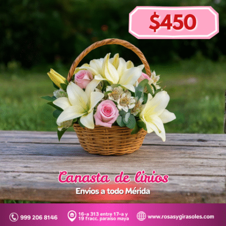 Canasta de lirios
