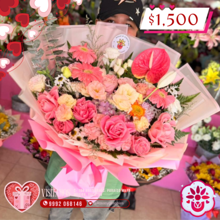 Ramo de Alegría Rosada