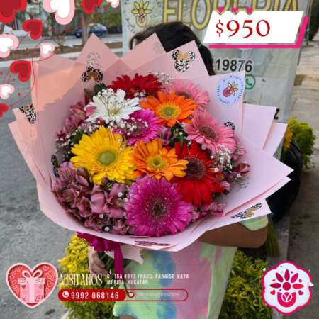 Ramito de Gerberas Alegres