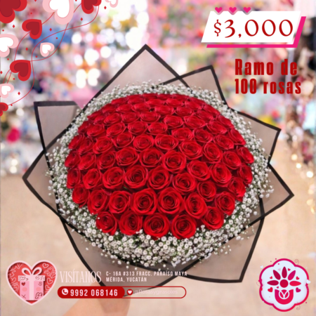 Ramo 100 rosas