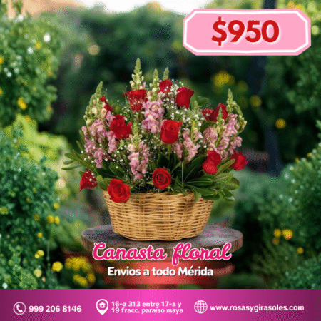 Canasta floral