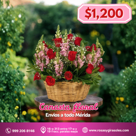 Canasta floral