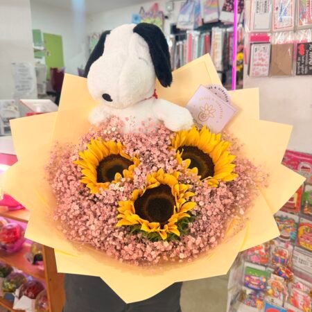 Snoopy peluche y Giraoles