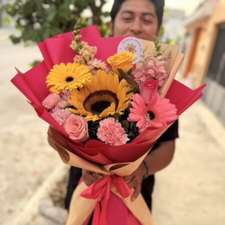 Girasol turquesa